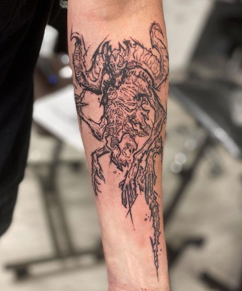 30 Unique Diablo Tattoos You Can Copy