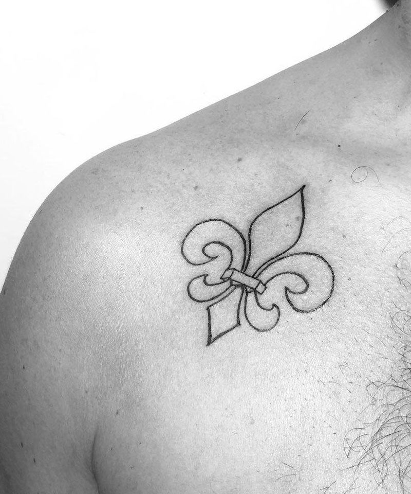 30 Pretty Fleur De Lis Tattoos You Must Love