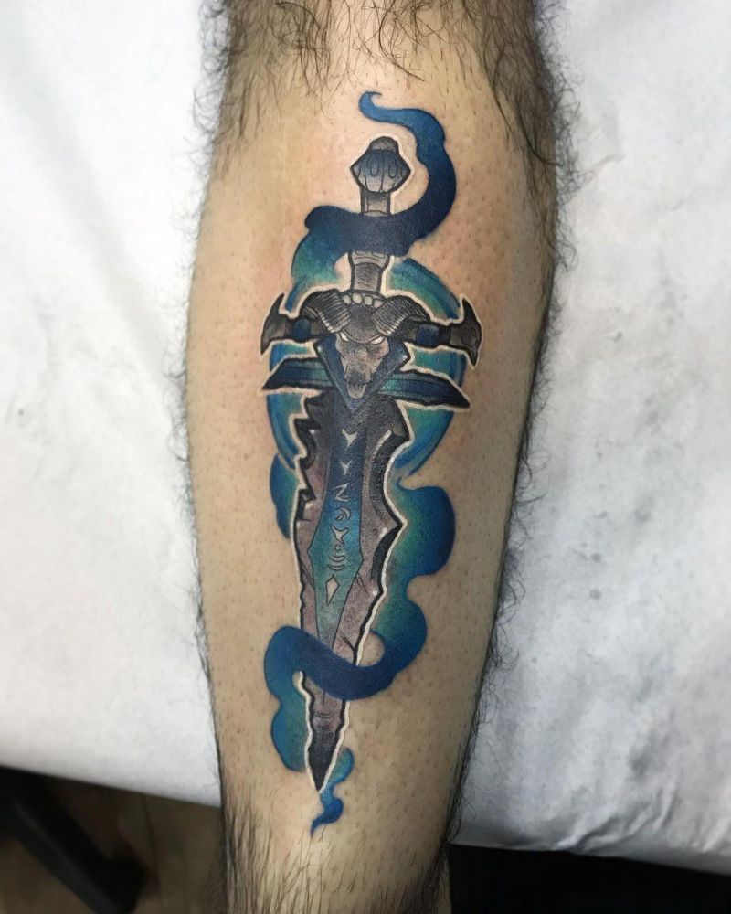 30 Pretty Frostmourne Tattoos to Inspire You