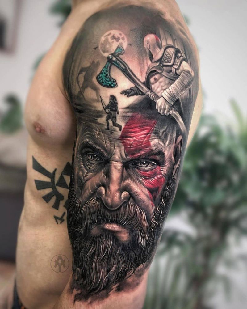 30 Unique God of War Tattoos You Must Love