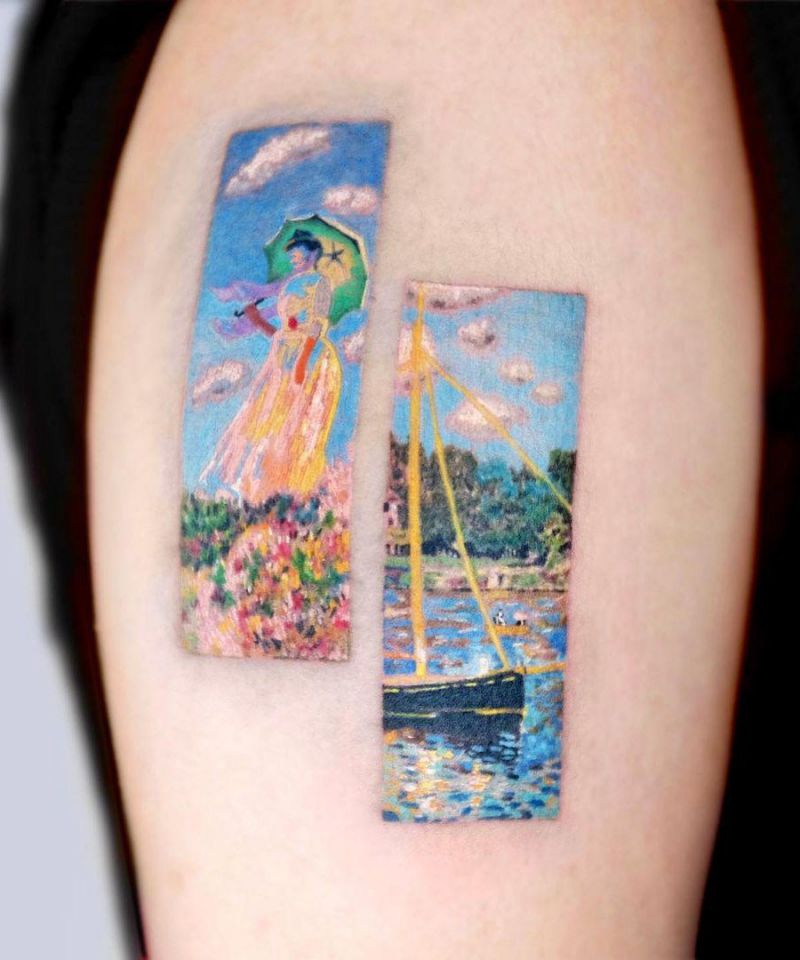 30 Pretty Monet Tattoos For Your Inspiration