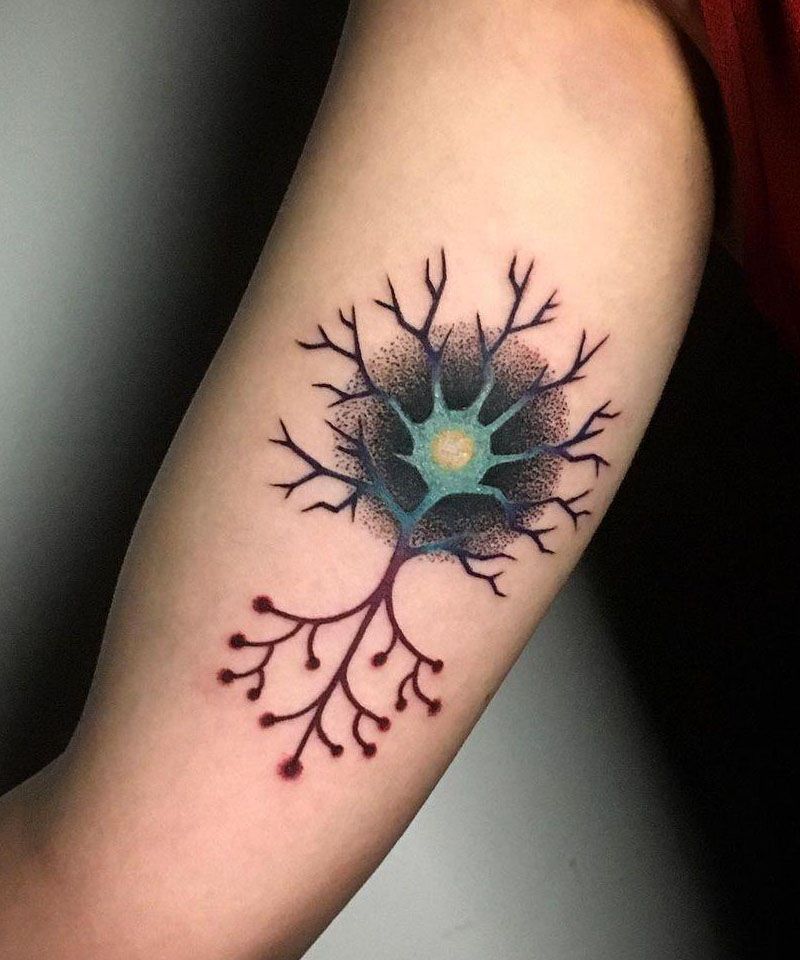 30 Unique Neuron Tattoos You Can Copy