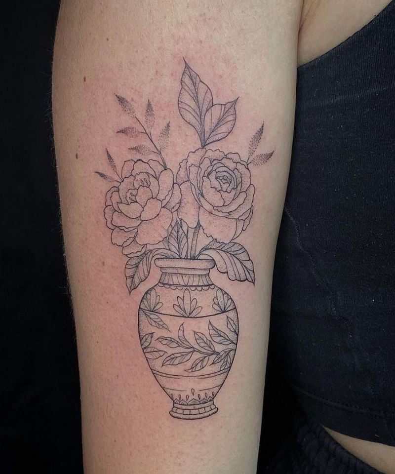 30 Elegant Pottery Tattoos You Must Try