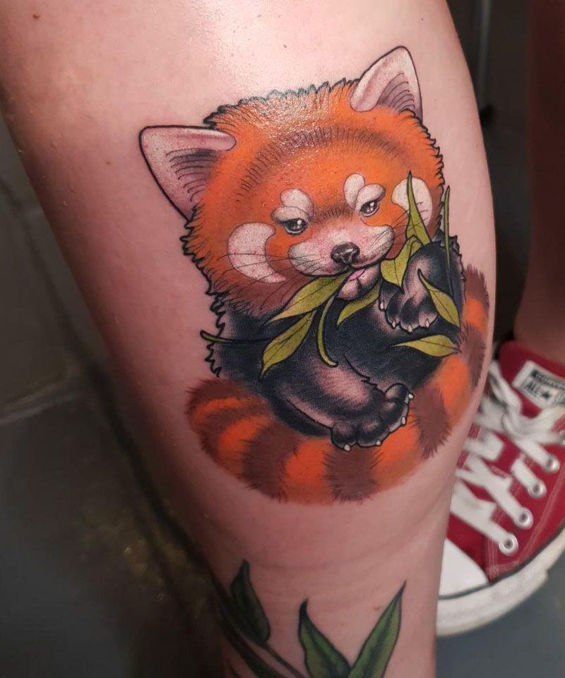 30 Cute Red Panda Tattoos You Must Love