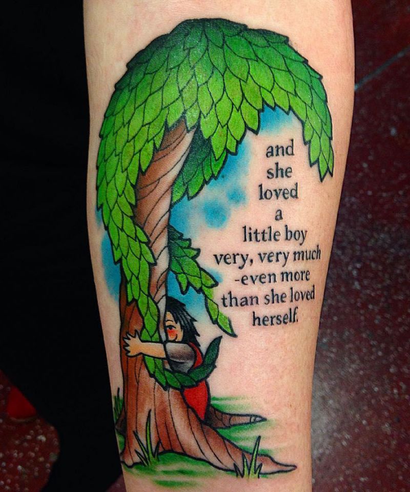 30 Unique The Giving Tree Tattoos to Inspire You