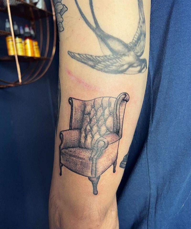 30 Unique Chair Tattoos You Must Love