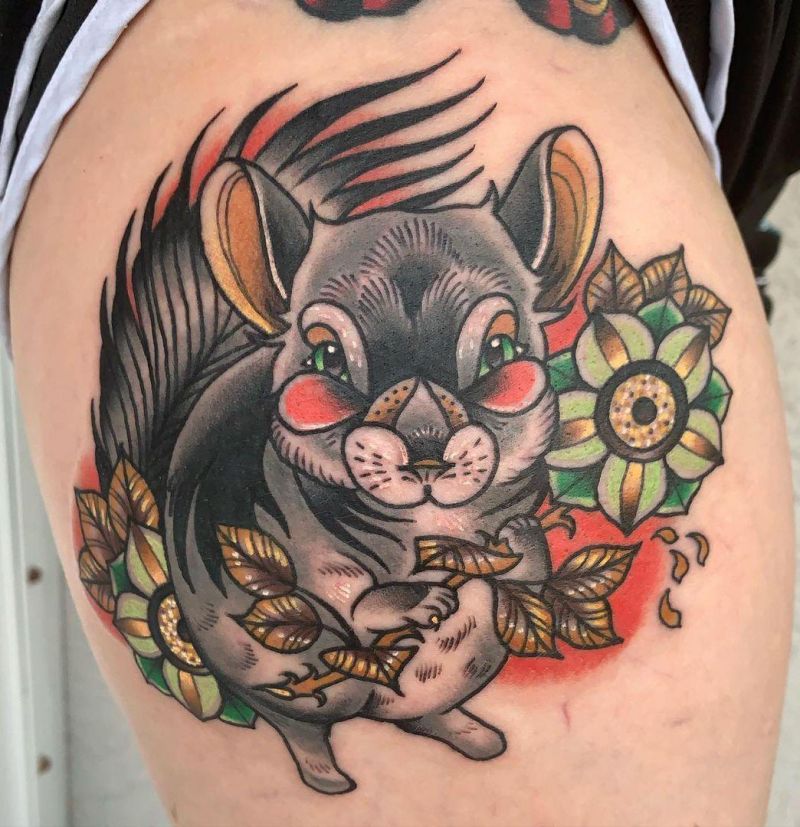 30 Cute Chinchilla Tattoos You Must Try