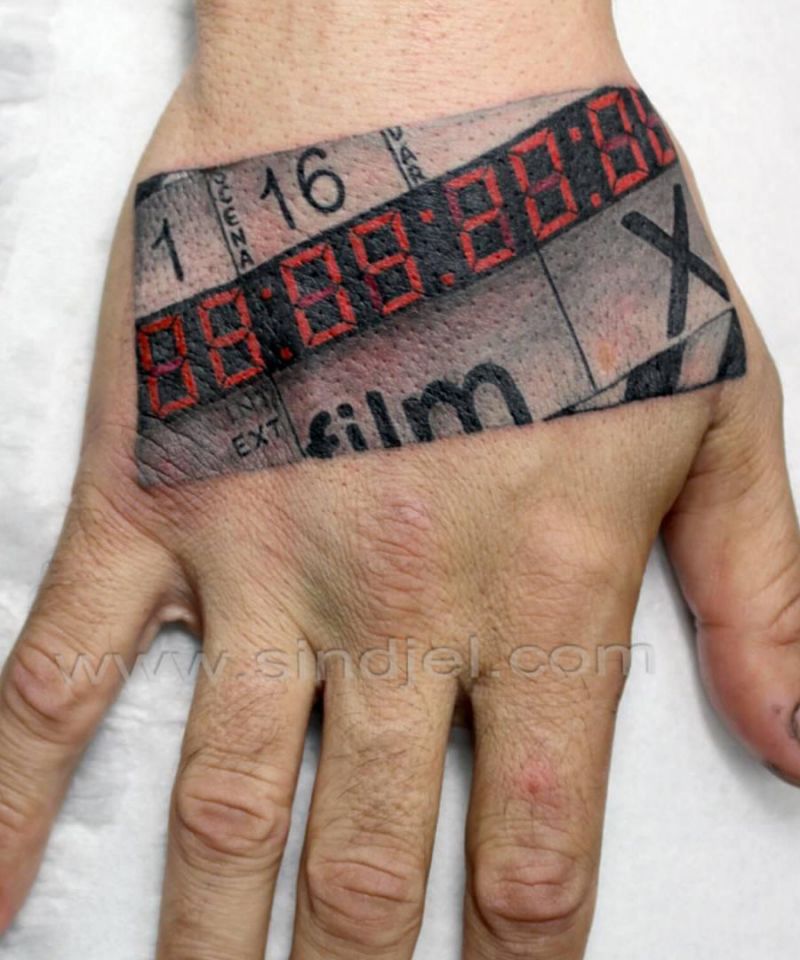 30 Unique Clapperboard Tattoos to Inspire You