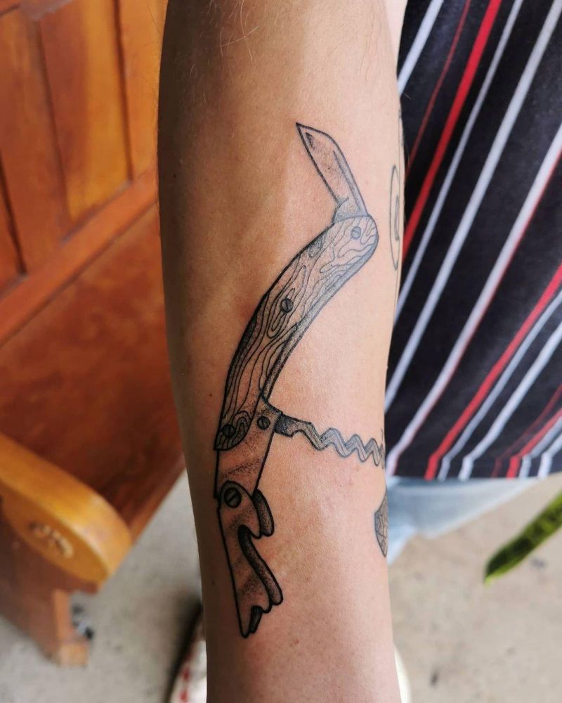 30 Unique Corkscrew Tattoos You Must Try