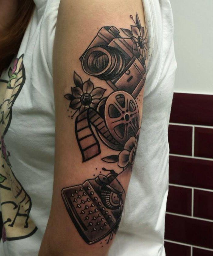 30 Exciting Film Reel Tattoos For Your Inspiration