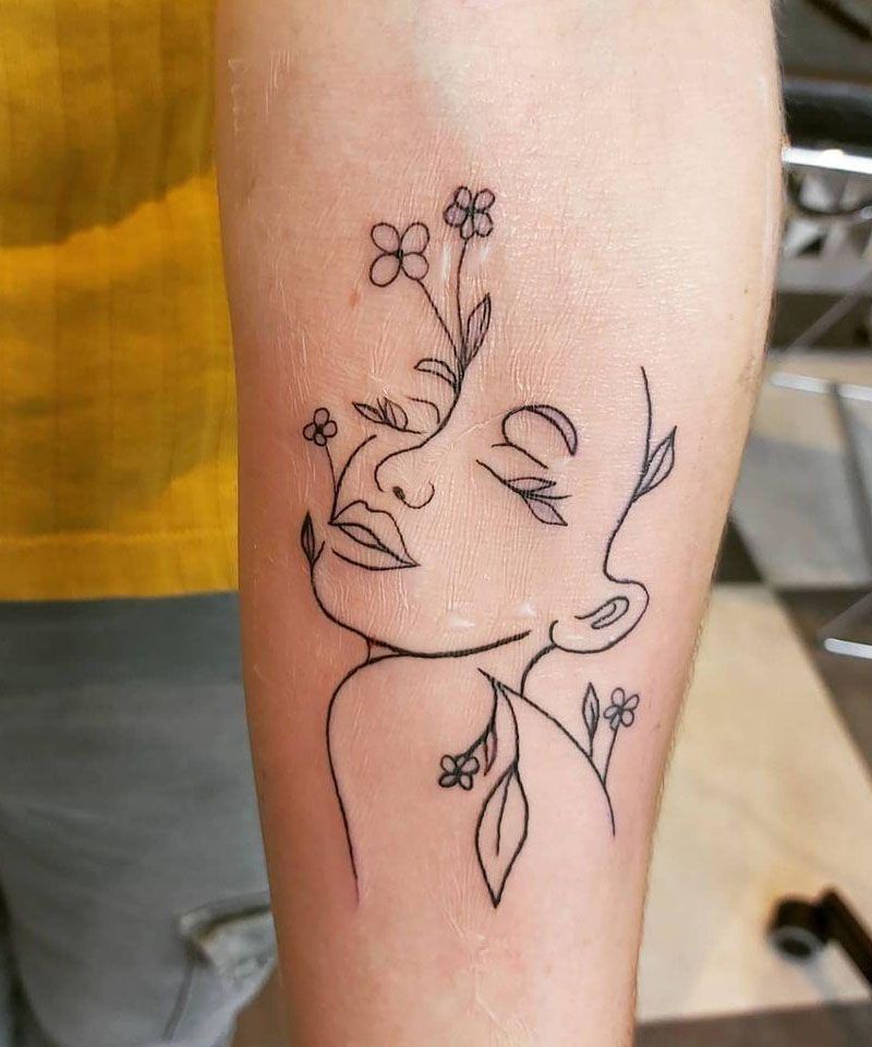 30 Pretty Flower Girl Tattoos You Can Copy