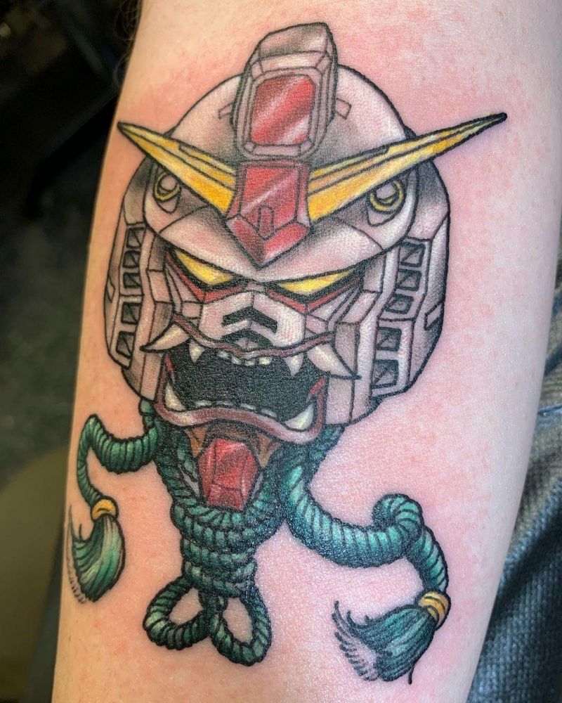 30 Exciting Gundam Tattoos for Your Inspiration