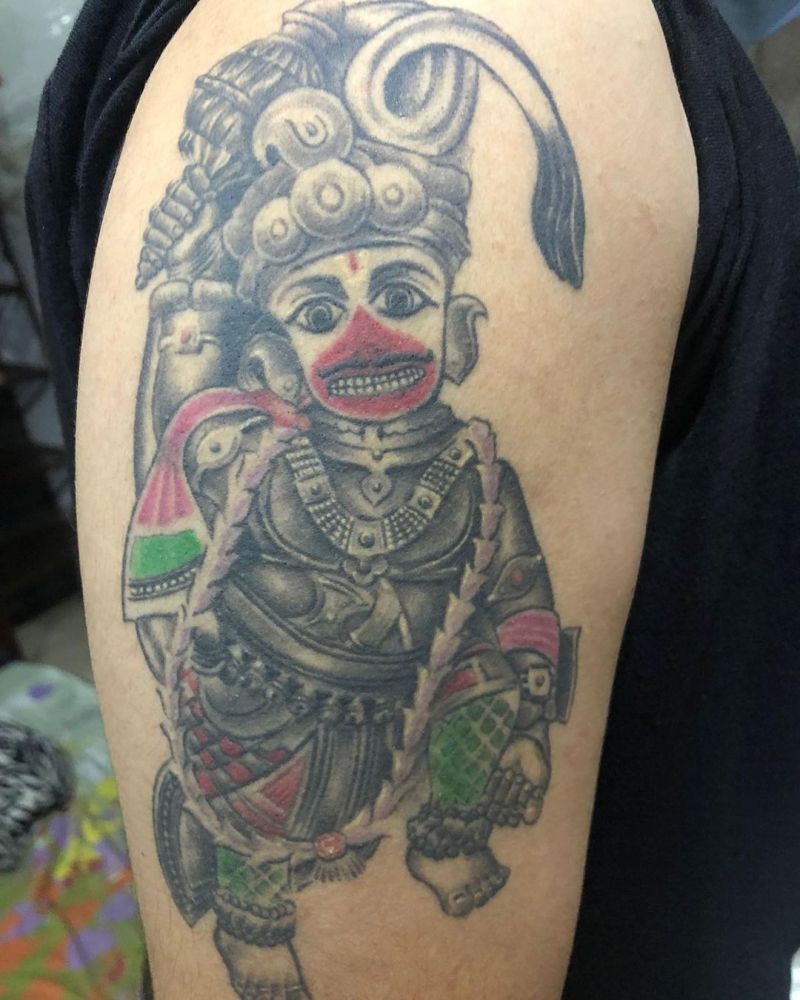 30 Unique Hanuman Tattoos You Must Love