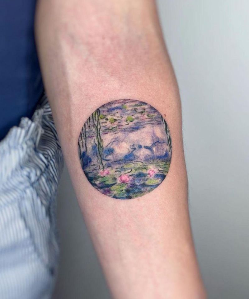 30 Pretty Monet Tattoos For Your Inspiration