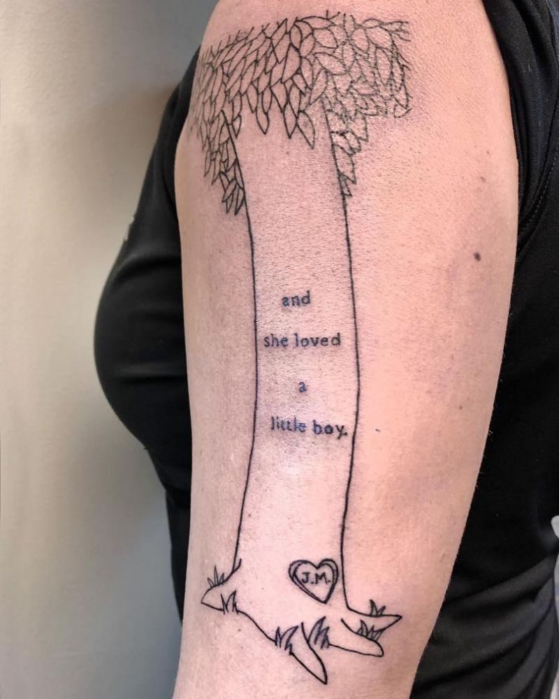 30 Unique The Giving Tree Tattoos to Inspire You