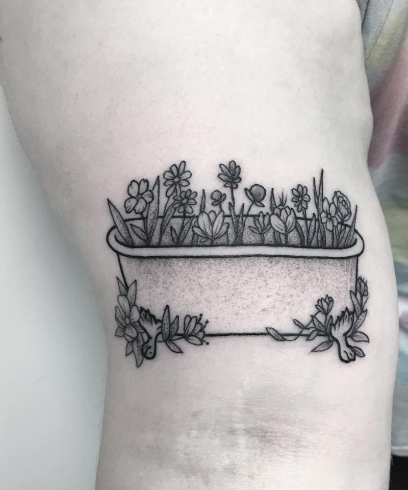 30 Unique Bathtub Tattoos You Must Love