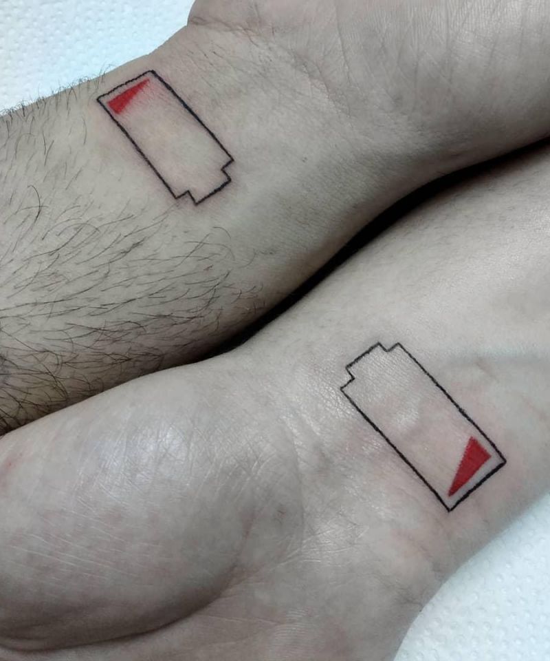 30 Unique Battery Tattoos You Must Love