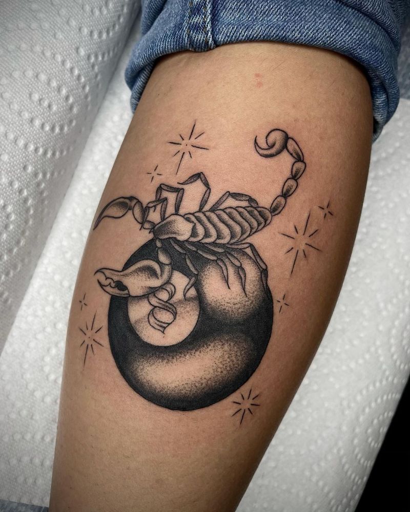 30 Pretty Eight Ball Tattoos You Must Try