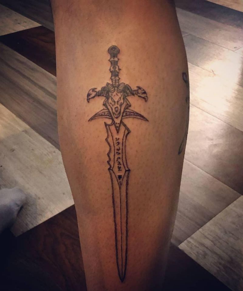 30 Pretty Frostmourne Tattoos to Inspire You