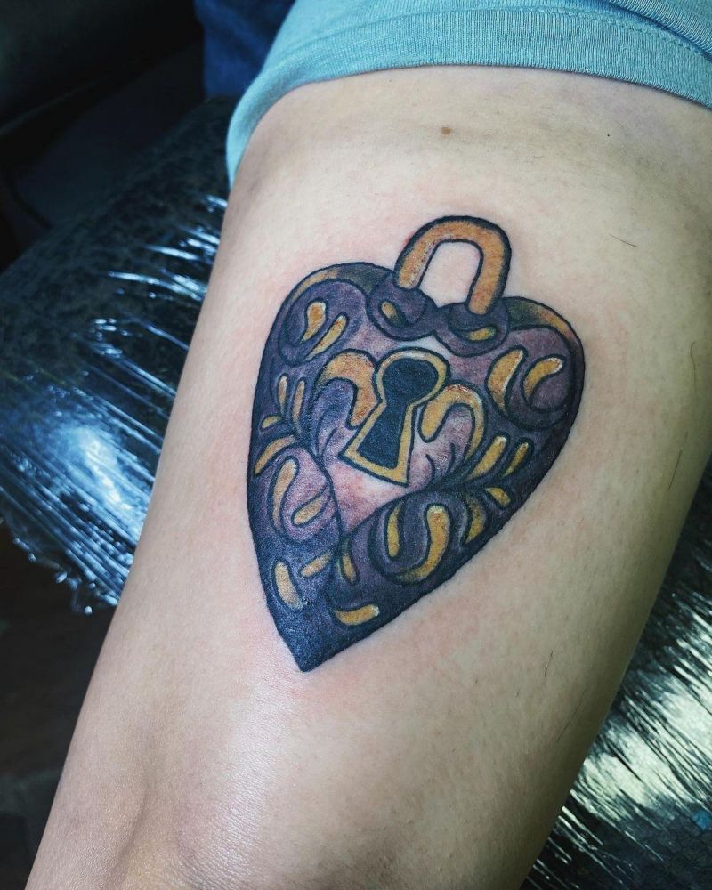 30 Pretty Locket Tattoos You Must Love