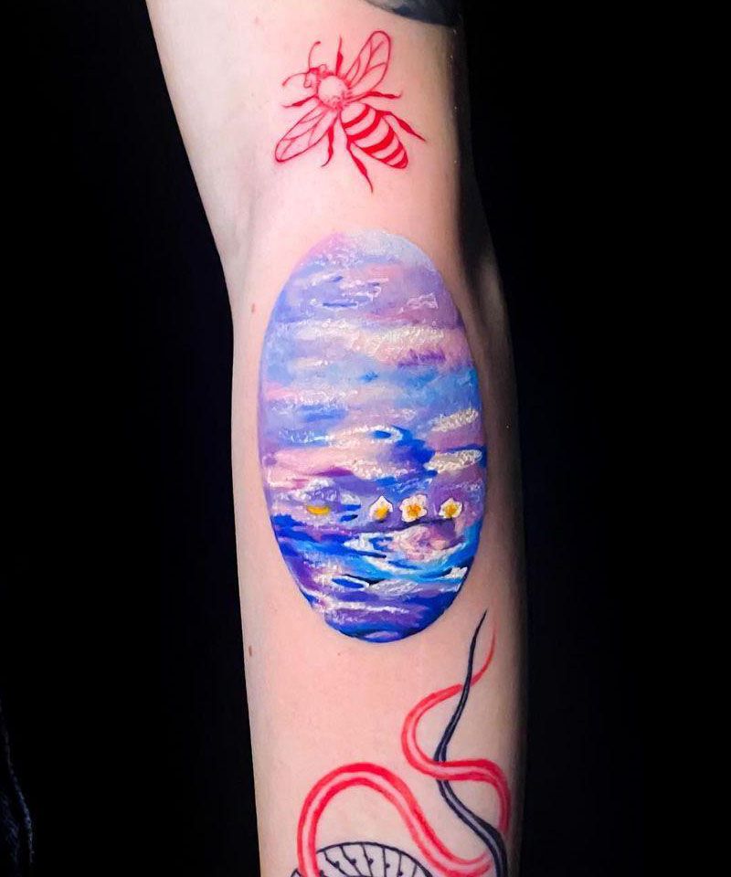 30 Pretty Monet Tattoos For Your Inspiration