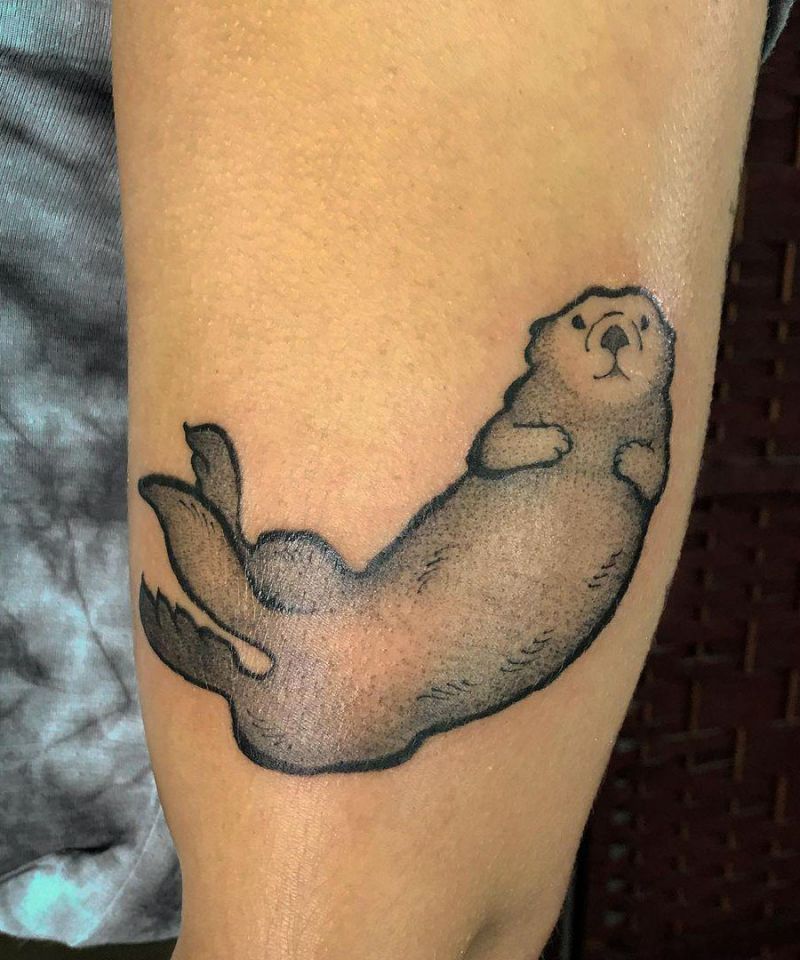 30 Cute Sea Otter Tattoos You Must Love