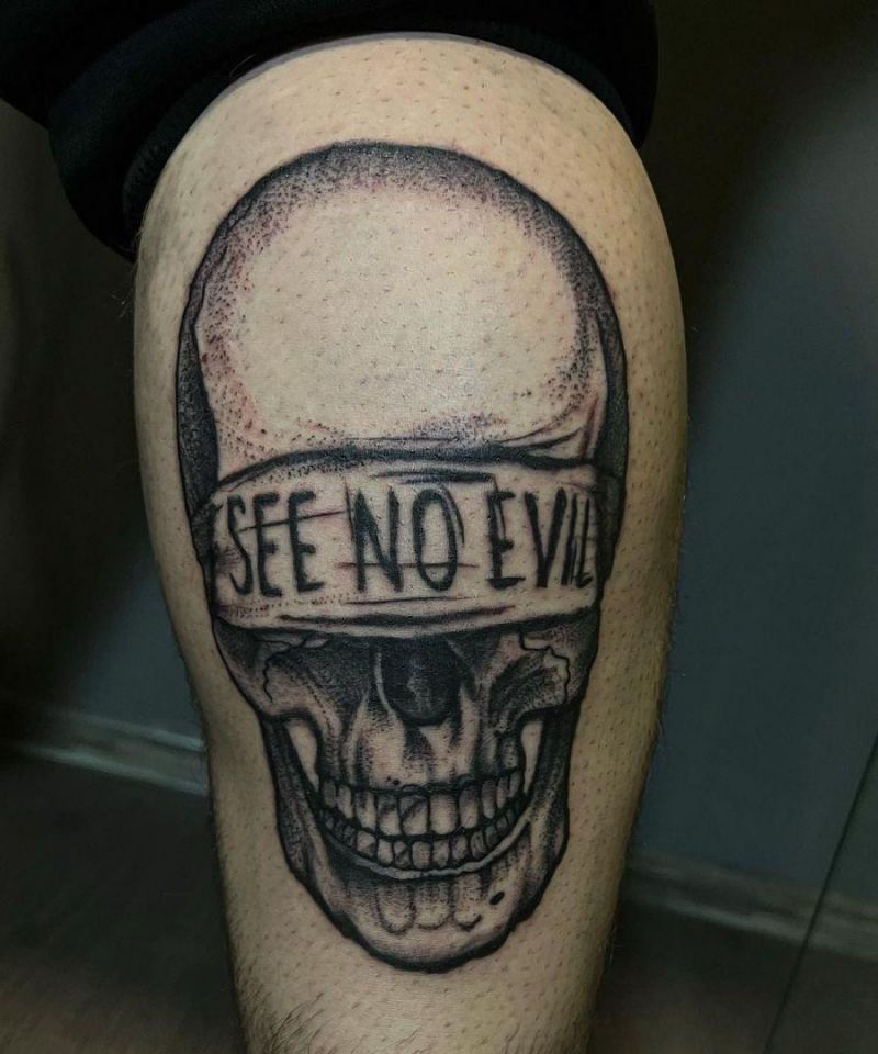 30 Unique See No Evil Tattoos You Must Love