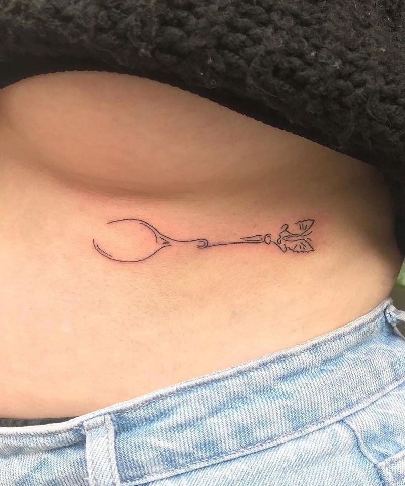 30 Pretty Spoon Tattoos For Your Inspiration