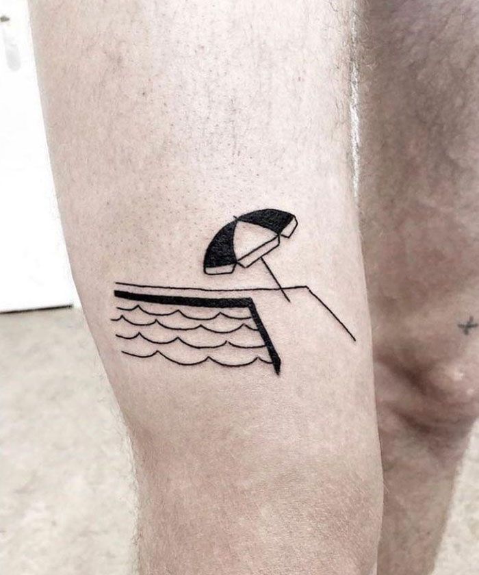 30 Pretty Swimming Pool Tattoos You Can Copy