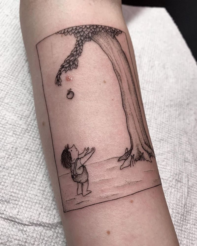 30 Unique The Giving Tree Tattoos to Inspire You