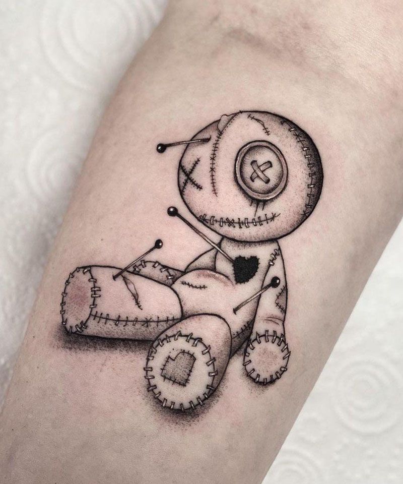 30 Unique Voodoo Doll Tattoos For Your Inspiration