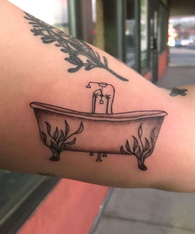 30 Unique Bathtub Tattoos You Must Love