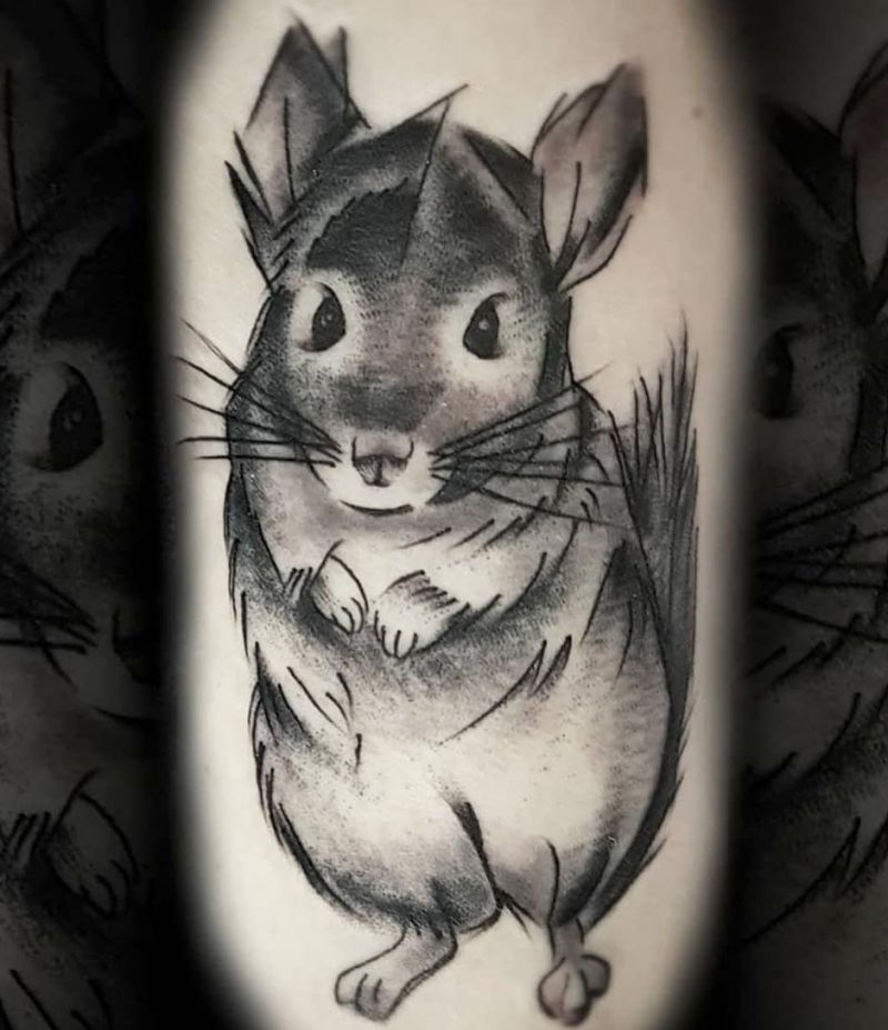 30 Cute Chinchilla Tattoos You Must Try