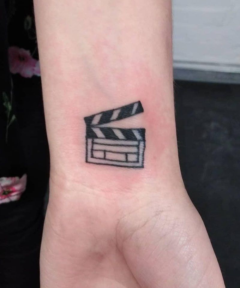 30 Unique Clapperboard Tattoos to Inspire You