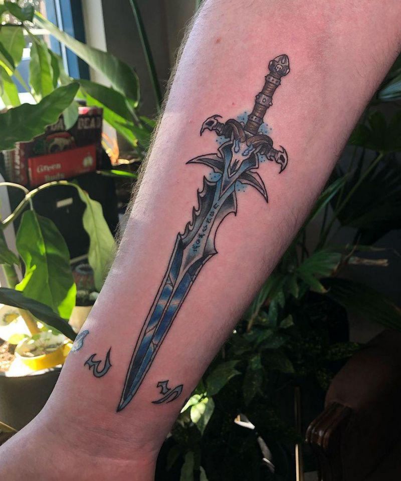 30 Pretty Frostmourne Tattoos to Inspire You