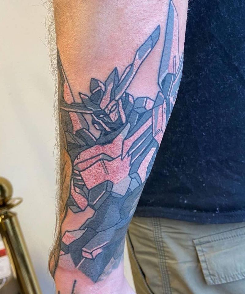 30 Exciting Gundam Tattoos for Your Inspiration