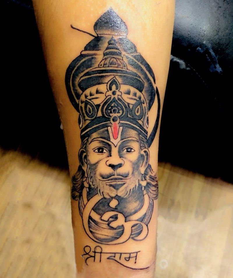 30 Unique Hanuman Tattoos You Must Love