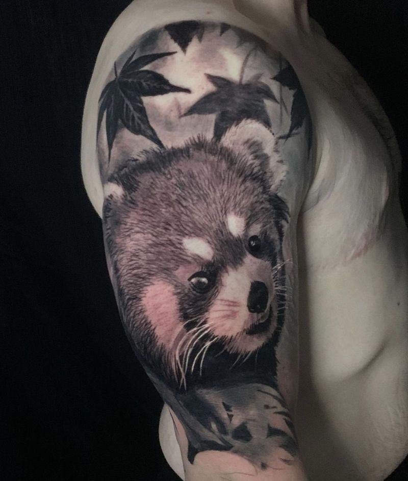 30 Cute Red Panda Tattoos You Must Love