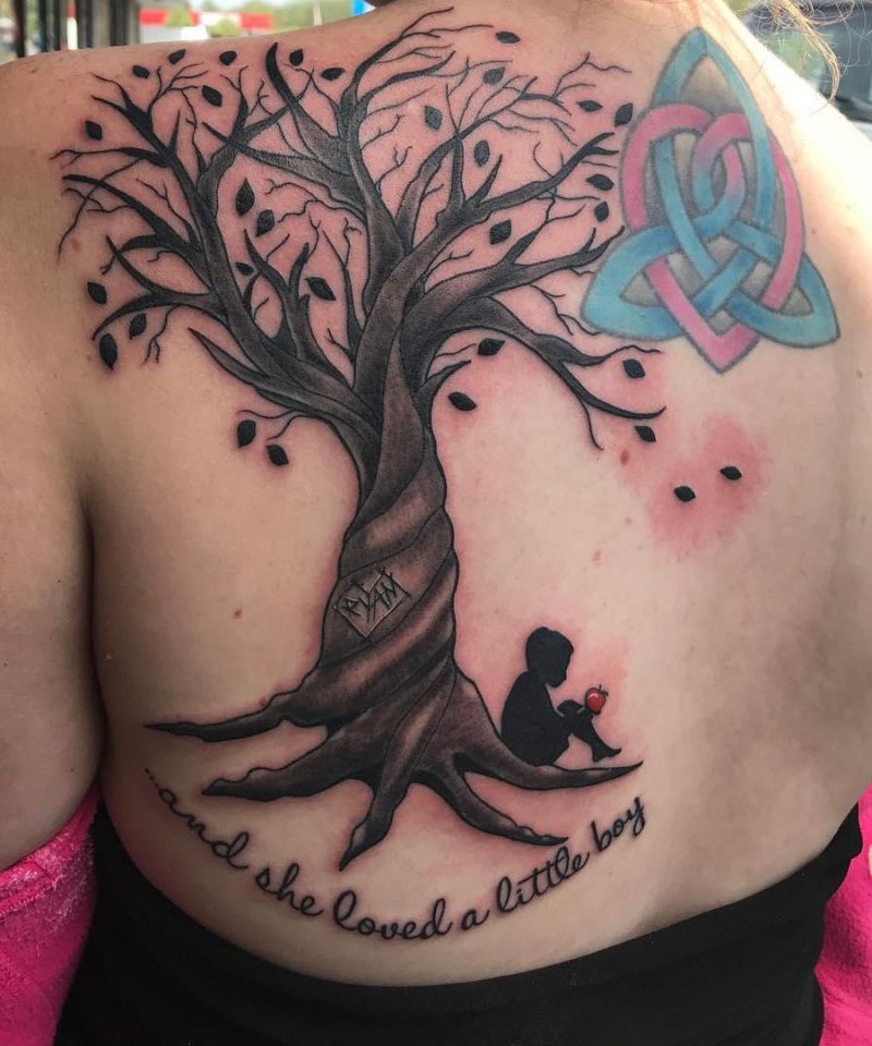 30 Unique The Giving Tree Tattoos to Inspire You