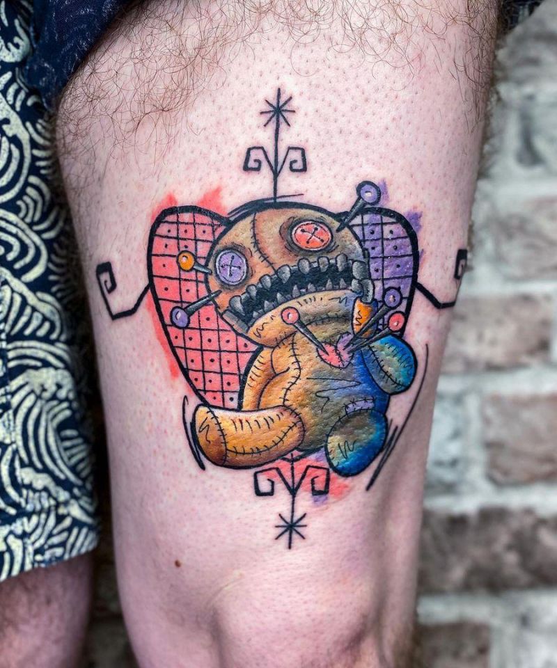 30 Unique Voodoo Doll Tattoos For Your Inspiration