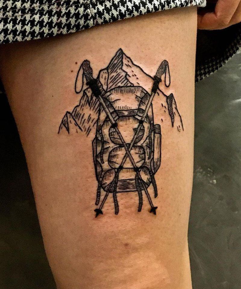 30 Unique Backpack Tattoos You Will Love