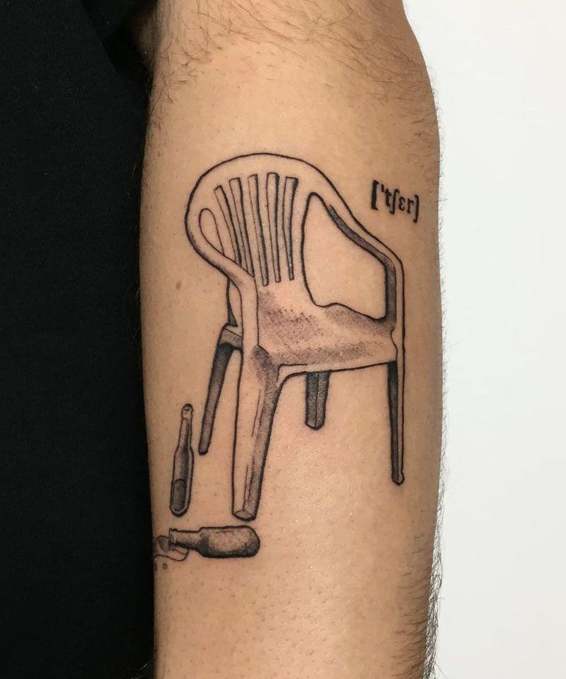 30 Unique Chair Tattoos You Must Love