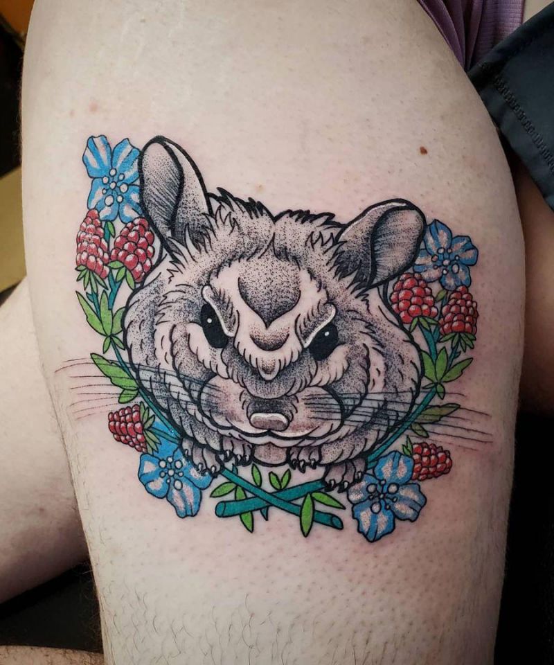 30 Cute Chinchilla Tattoos You Must Try