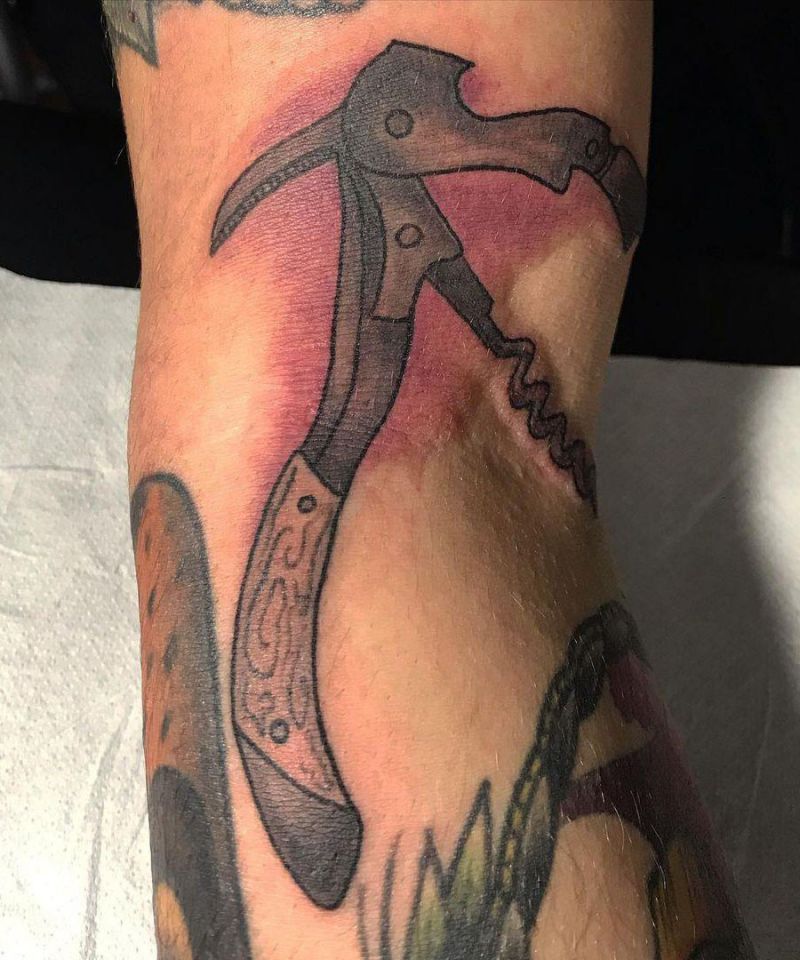 30 Unique Corkscrew Tattoos You Must Try