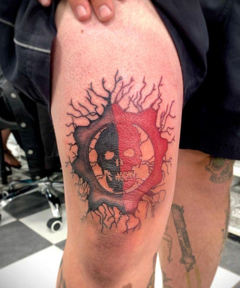 30 Unique Gears Of War Tattoos You Can Copy