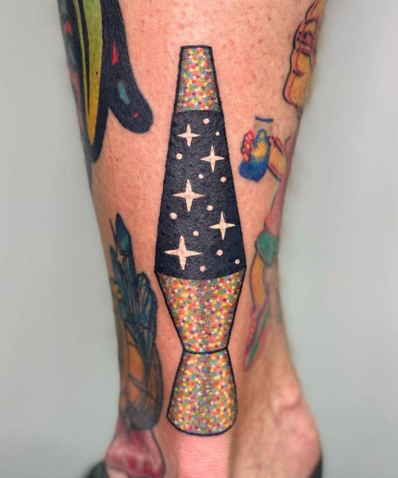 30 Pretty Lava Lamp Tattoos For Your Inspiration