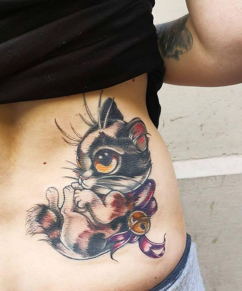 30 Cute Persian Cat Tattoos You Will Love