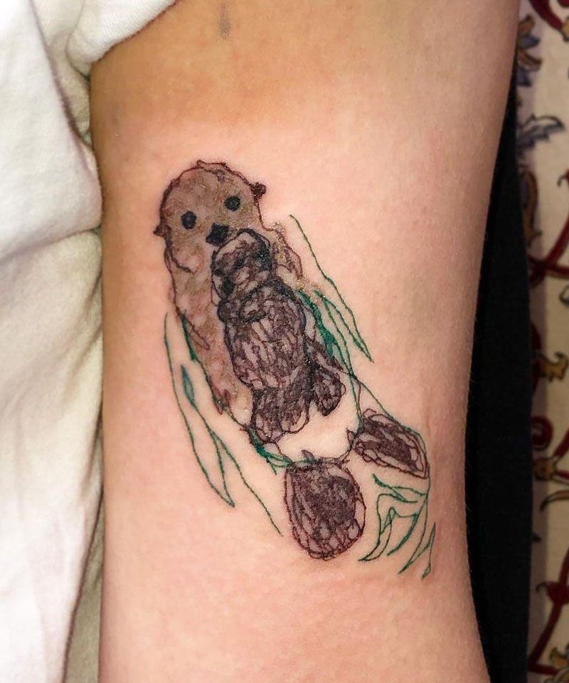 30 Cute Sea Otter Tattoos You Must Love