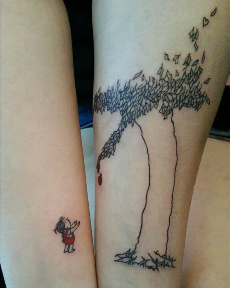 30 Unique The Giving Tree Tattoos to Inspire You