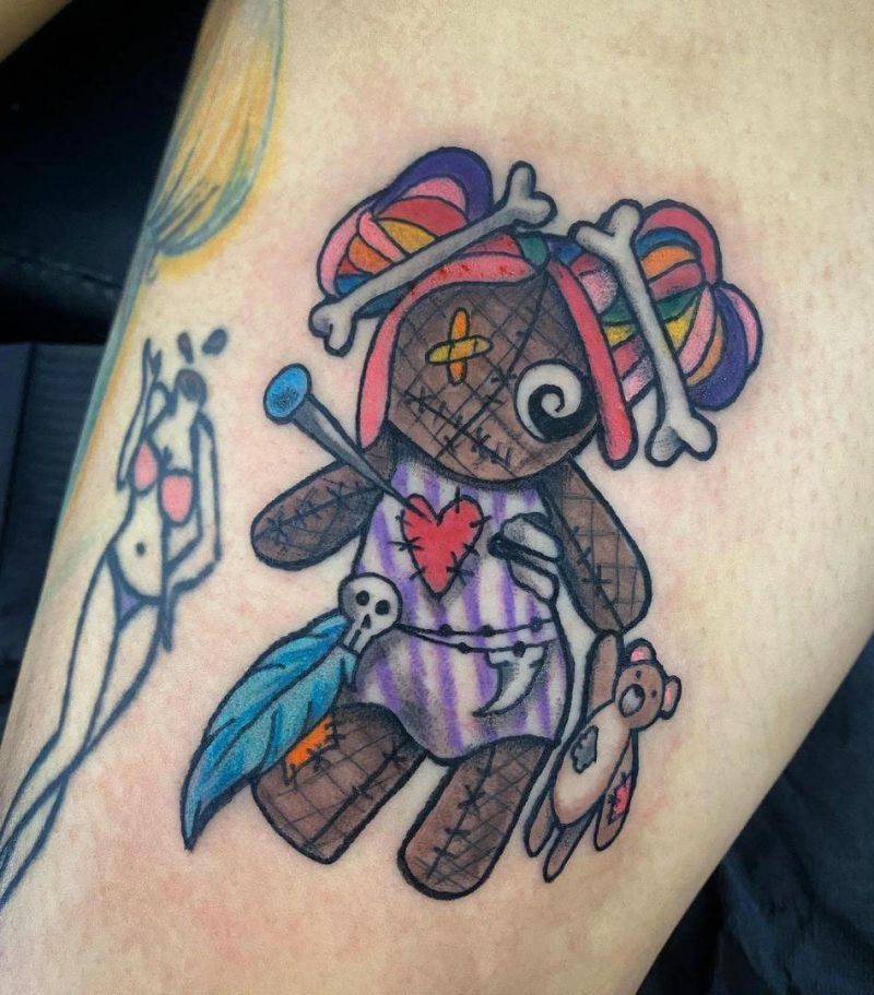 30 Unique Voodoo Doll Tattoos For Your Inspiration